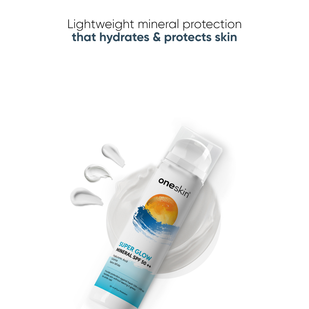 Oneskin Super Glow Mineral SPF 50++ - 50ml