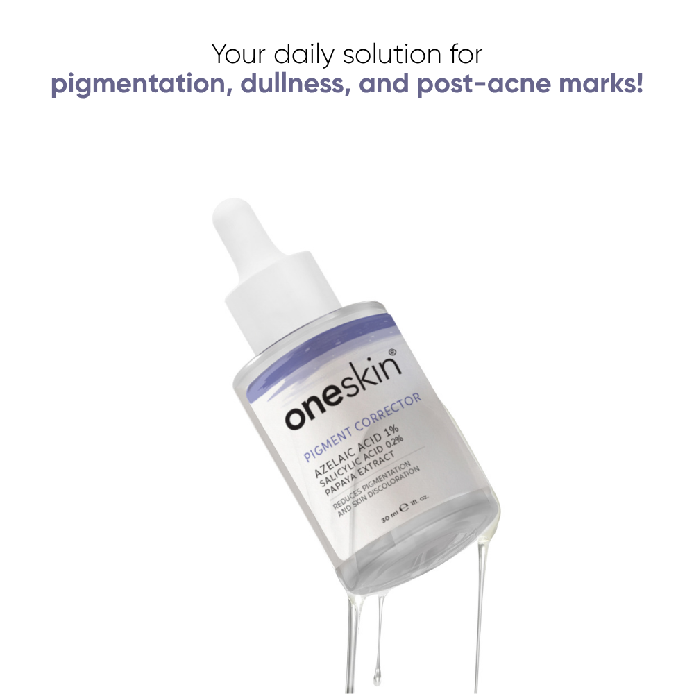 Oneskin Pigment Corrector Azelaic Acid 1%, Salicylic Acid 0.2%, Papaya Extract - 30ml