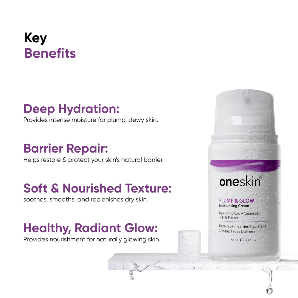 Oneskin Plump and Glow Moisturizing Cream - 50ml