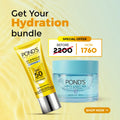 Ponds Sun Miracle Hydrate 50g + Ponds Super Light Gel 50g - Bundle