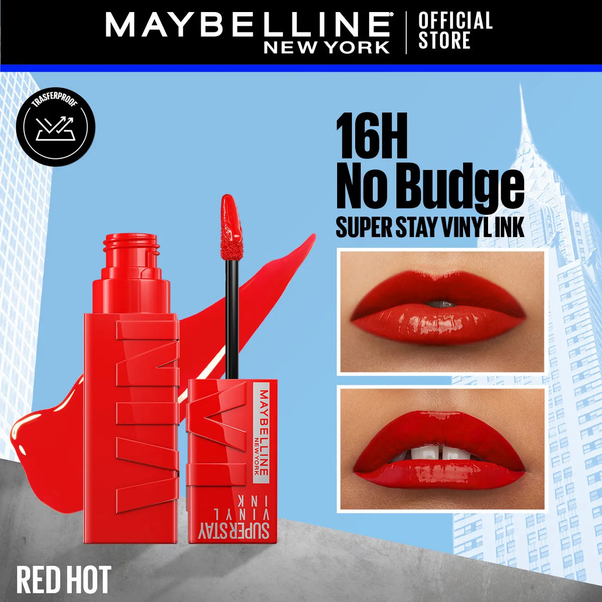 Maybelline NY Super Stay Vinyl Ink Longwear Liquid Lipcolor