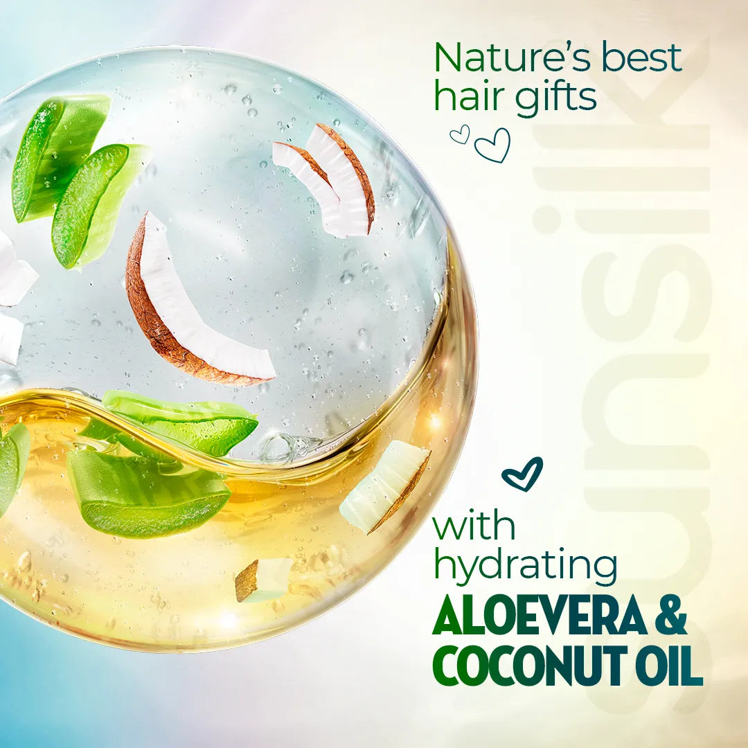 Sunsilk Coconut Oil & Aloe Shampoo - 380ml