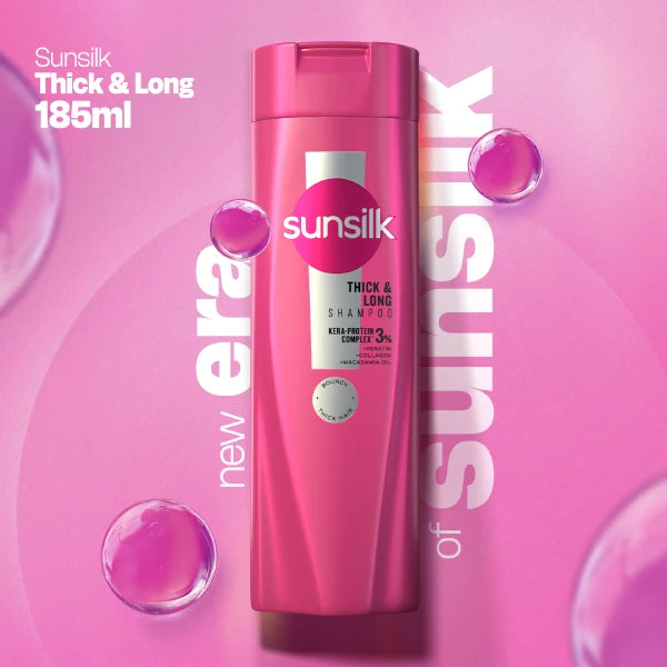 Sunsilk Thick & Long Shampoo - 185ml