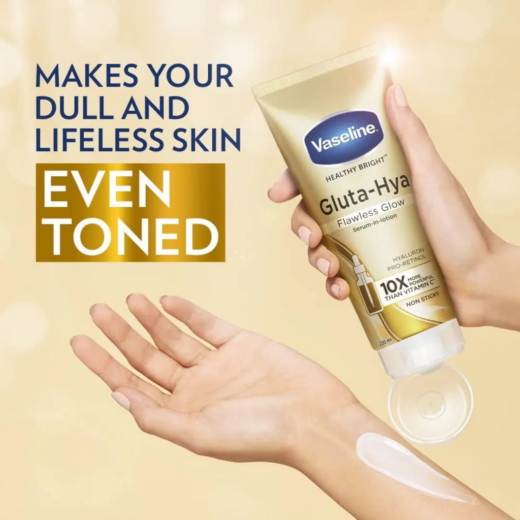 Vaseline Gluta-Hya Serum Burst Lotion Flawless Bright - 300ml