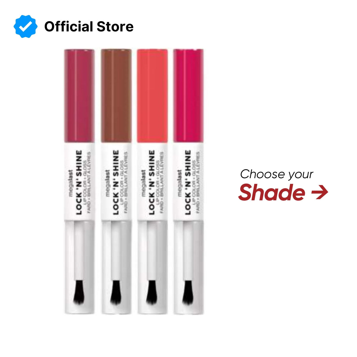 Wet n Wild MegaLast Lock N Shine Lip Color + Gloss