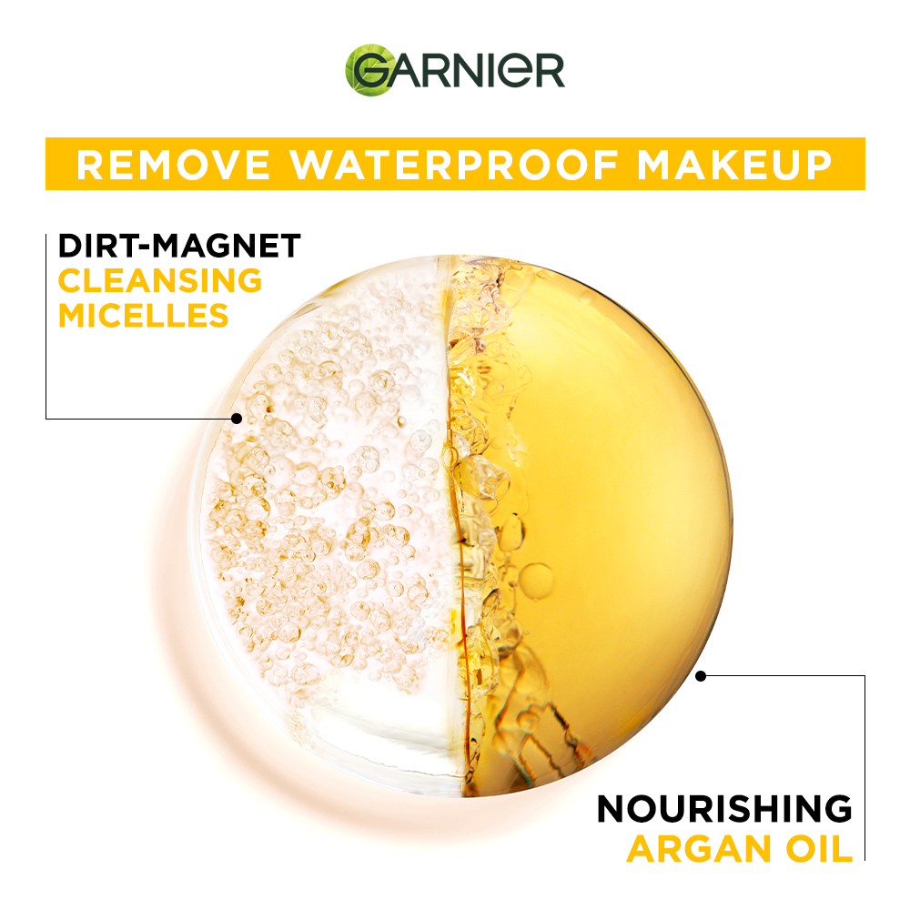 Garnier Micellar Oil in Water Waterproof Makeup Remover & Cleanser - 125ml