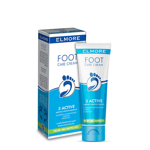Elmore cream to repair damaged, dry foot skin