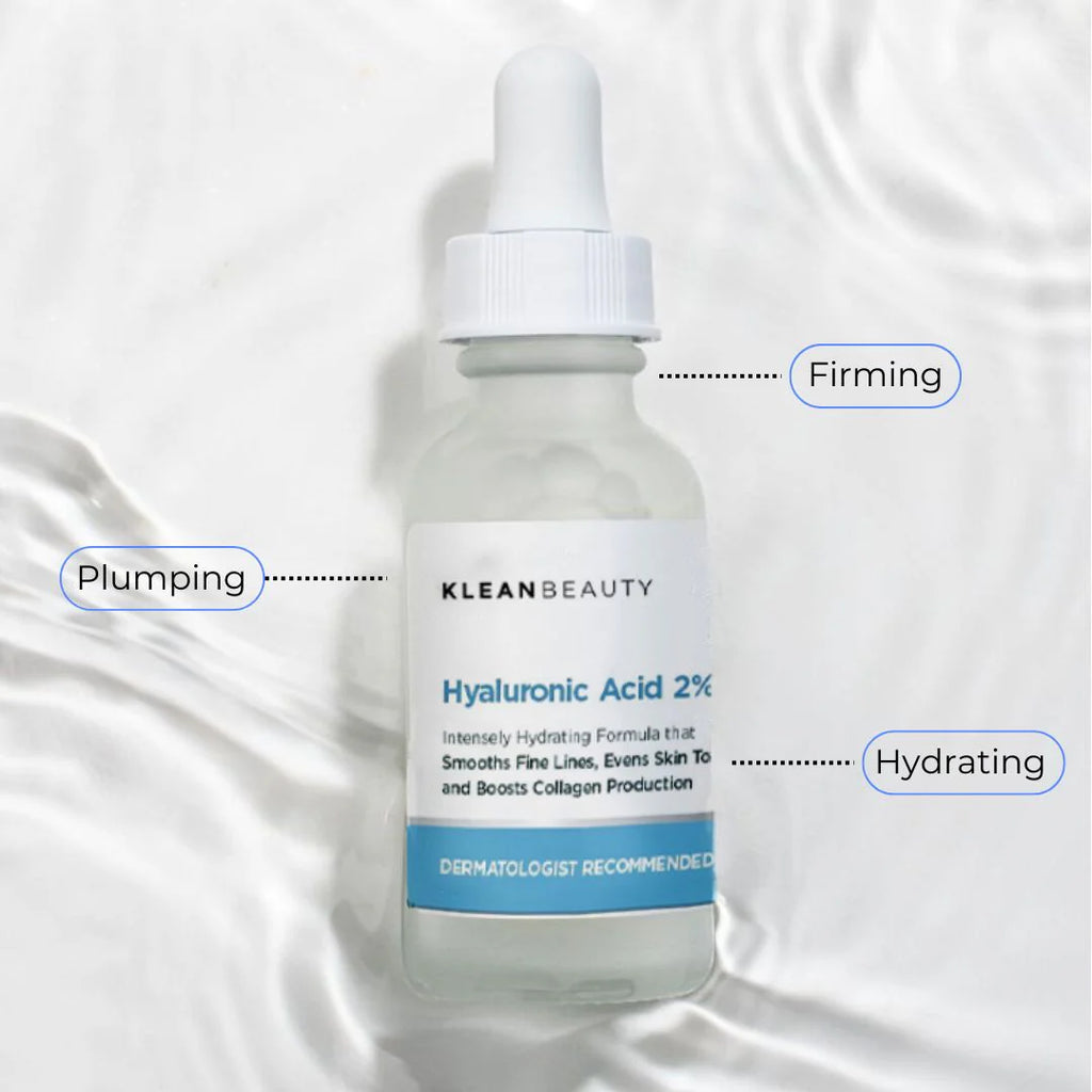 Klean Beauty Hyaluronic Acid 2% - 20ml