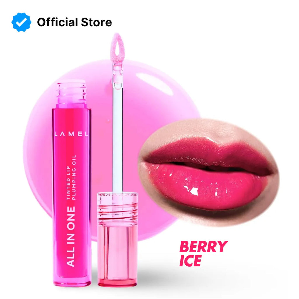 LAMEL All in One Lip Tinted Plumping Oil