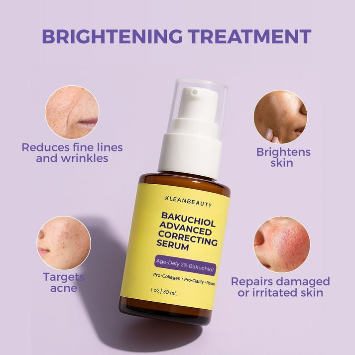 Klean Beauty Bakuchiol Advanced Correcting Serum - 30ml