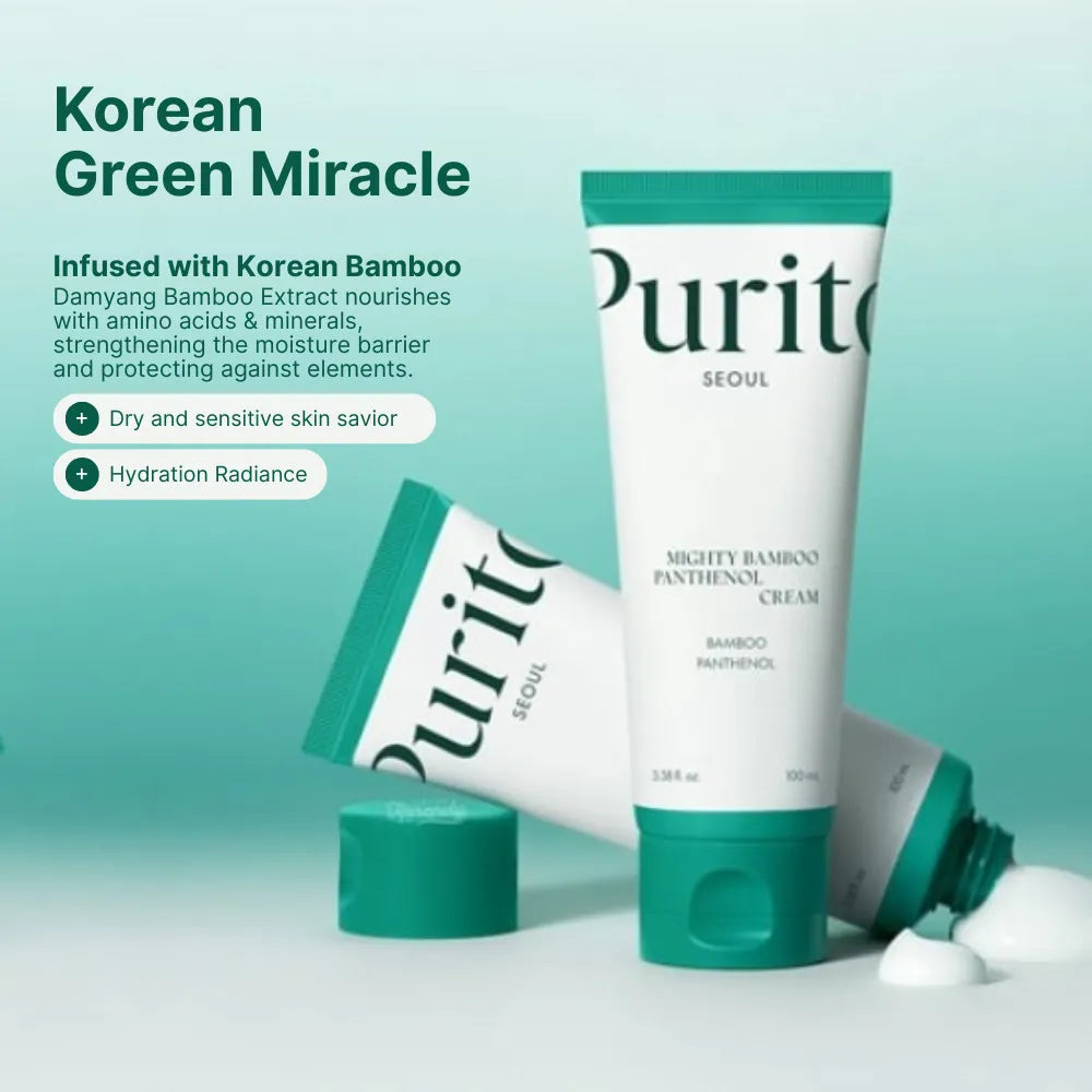 Purito Seoul Mighty Bamboo Panthenol Moisturizing Cream 100ml