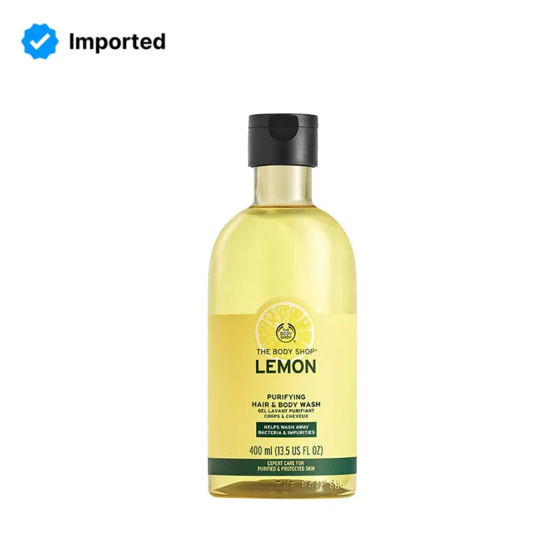 The Body Shop Lemon Purifying Hair & Body Wash 400ml