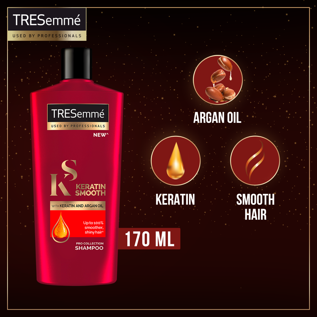 Tresemme Keratin Smooth & Straight Shampoo - 170ml