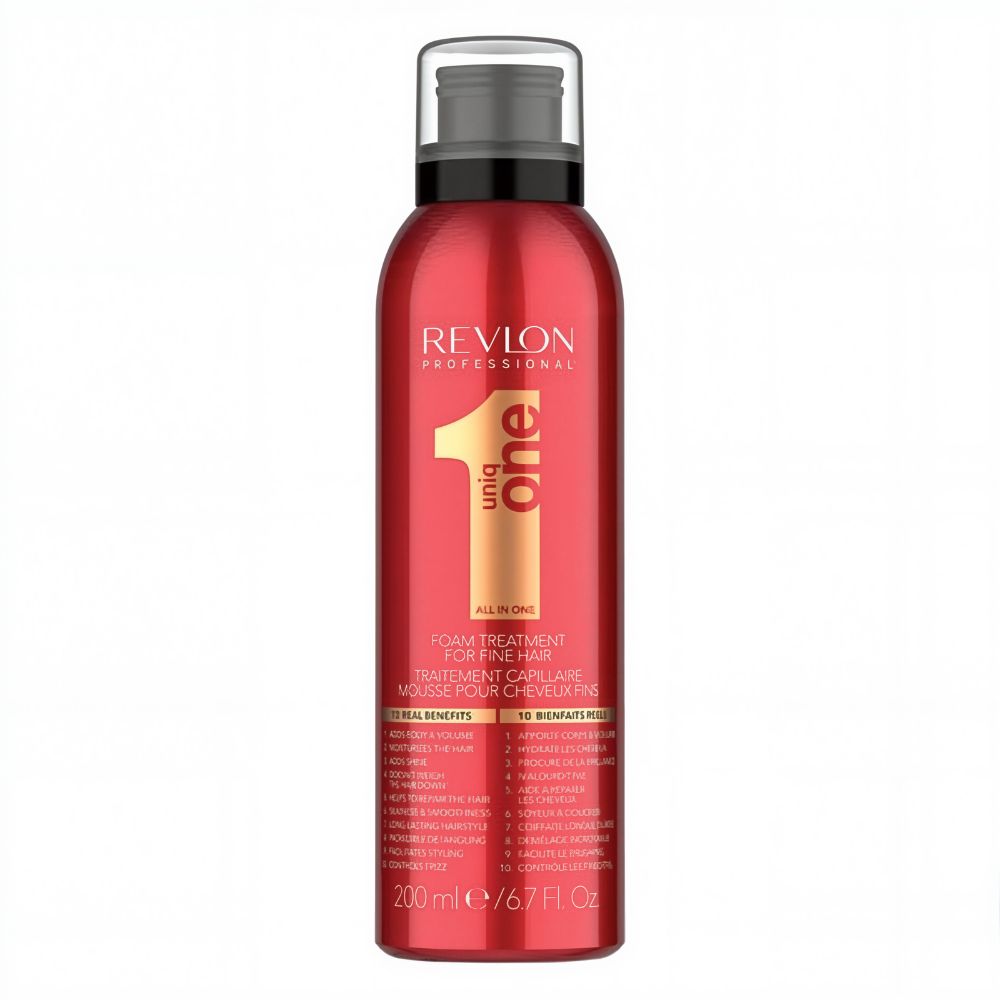 Revlon Professional UniqONE Foam Treatment - 200ml - "All-in-One" 10 Benefits Hair Serum - Classic Fragrance