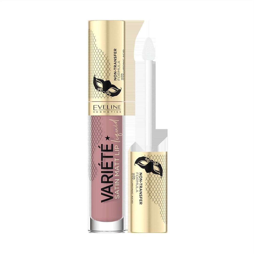 Eveline Variete Satin Liquid Matt Lipstick - 02 Raspberry Cream